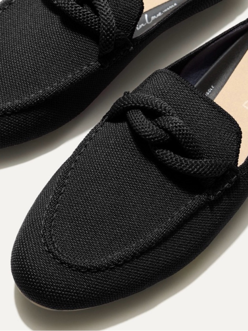 Rothy’s The Loafer Mule Women’s Black Slip On Shoe